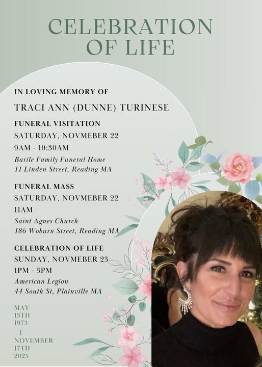 Mike Turinese  Plainville, MA Death: Wife Of Plainville Athletic League Coach Has Died